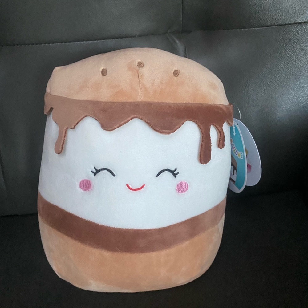 Squishmallows Carmelita the S'more 8" Stuffed Plush